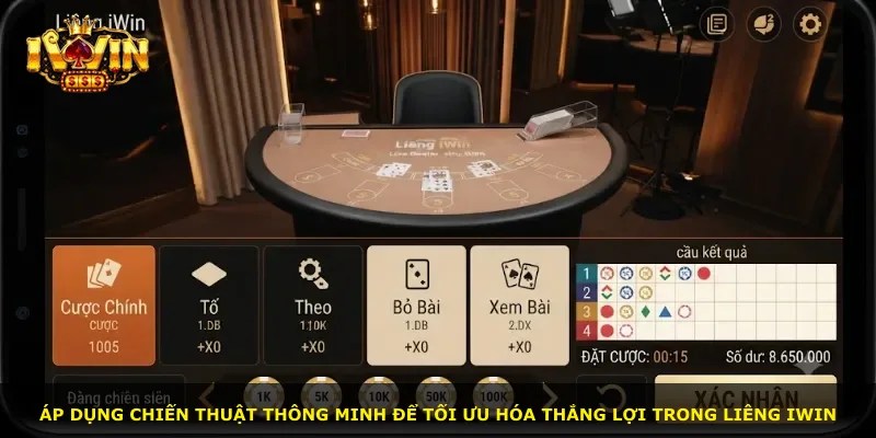 Áp dụng chiến thuật thông minh để tối ưu hóa thắng lợi trong Liêng iWin