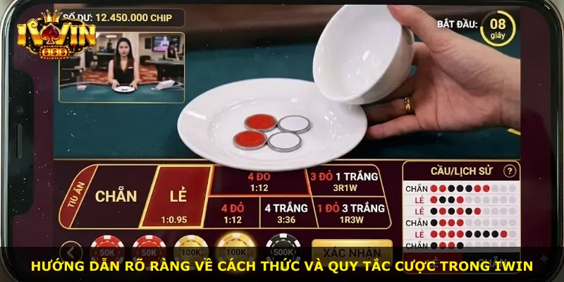 Hướng dẫn rõ ràng về cách thức và quy tắc cược trong iWin
