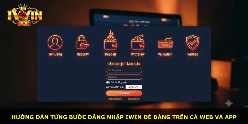 Hướng dẫn từng bước đăng nhập iWin dễ dàng trên cả web và app