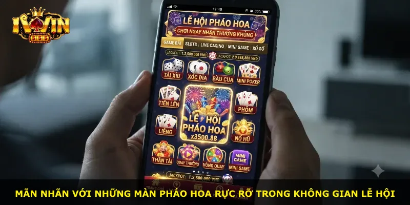 Mãn nhãn với những màn pháo hoa rực rỡ trong không gian lễ hội