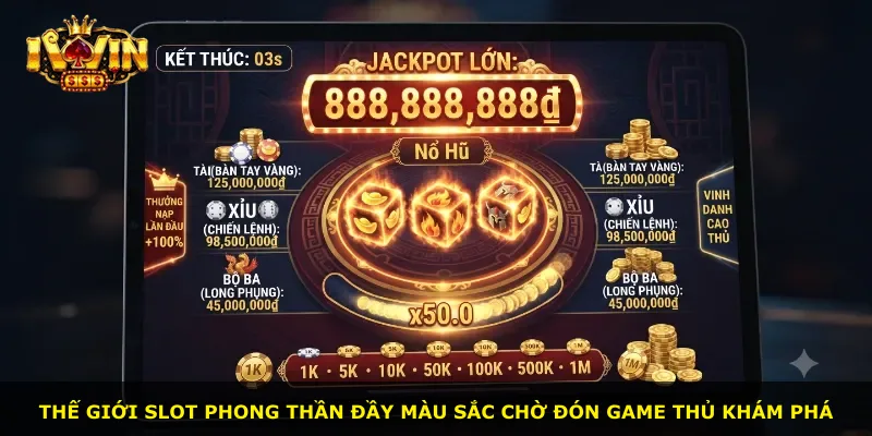 Thế giới slot Phong Thần đầy màu sắc chờ đón game thủ khám phá